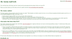 Desktop Screenshot of mailtools.anomy.net